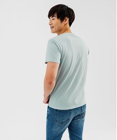 tee-shirt a manches courtes et col rond homme aqua tee-shirtsG434701_3