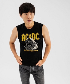 debardeur imprime homme - acdc noir standard tee-shirtsG436701_2