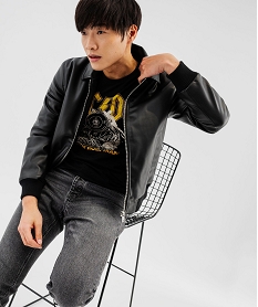 debardeur imprime homme - acdc noir standard tee-shirtsG436701_4