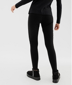 legging avec surpiqures a la taille femme noir standard leggings et jeggingsG438801_3