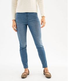 jegging confortable a taille elastique femme bleuG443301_2