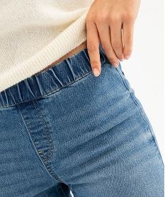 jegging confortable a taille elastique femme bleuG443301_3