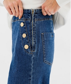 jean large a pont taille haute 910e femme bleuG443601_2