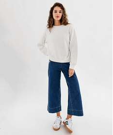 jean large a pont taille haute 910e femme bleuG443601_4