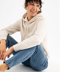 GEMO Jean cargo slim taille normale femme Bleu