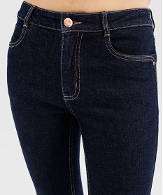 jean slim taille normale en denim extensible femme bleuG444901_2