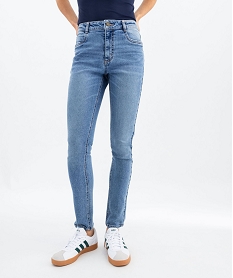 jean slim taille normale en denim extensible femme bleu vifG445001_2