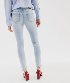 jean slim taille normale en denim extensible femme bleuG445101_3