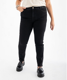GEMO Jean slim stretch taille normale femme grande taille noir standard
