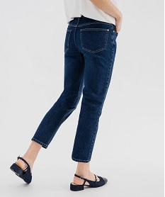 pantacourt en jean stretch coupe slim femme bleu standard pantacourt en jeanG446501_3