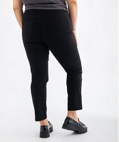 pantalon regular en viscose stretch femme grande taille noir pantalons et jeansG448601_3