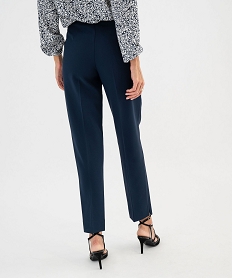 pantalon avec boutons sur les hanches femme bleu pantalonsG449401_4