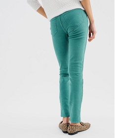 jean slim colore taille normale femme vert pantalonsG449501_3