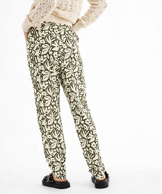 pantalon fluide imprime femme imprime fleurs pantalonsG450901_3