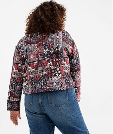 veste matelassee imprimee femme grande taille imprime vestesG456001_3