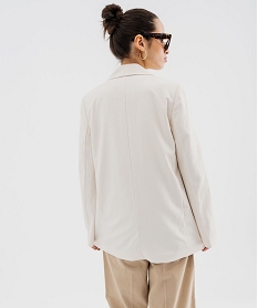 veste blazer legere sans bouton femme blanc chine vestesG457301_3
