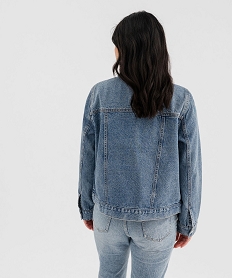 veste en jean classique femme bleu vif vestesG457701_3