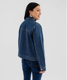 veste en jean classique femme bleu standard vestesG457901_3