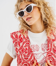 veste sans manche matelassee a motifs femme imprime vestesG458501_2