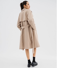trench long femme - lulucastagnette marron vif manteauxG459401_3