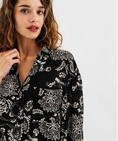 chemise a motifs fleuris femme imprime chemisiersG461201_4