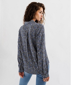 chemise fluide imprimee femme imprime floral chemisiersG461601_3