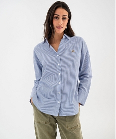 chemise rayee en coton femme - lulucastagnette rayure chemisiersG462601_4