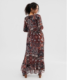 robe longue imprimee a volants femme imprimeG468101_3