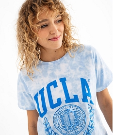 tee-shirt manches courtes avec motif xxl femme - ucla bleu standard t-shirts manches courtesG483201_2