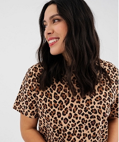 tee-shirt manches courtes imprime femme imprime t-shirts manches courtesG484501_2