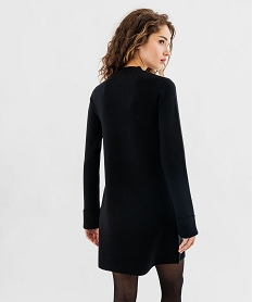 robe pull coupe evasee femme noir standardG493901_3