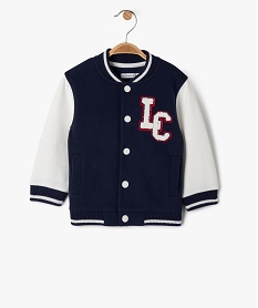 GEMO Sweat pressionné look veste en molleton doux bébé garçon - LuluCastagnette Bleu