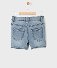 bermuda en jean slim extensible bebe garcon grisG498901_3