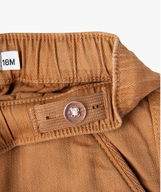 pantalon en denim colore bebe garcon brunG499401_3