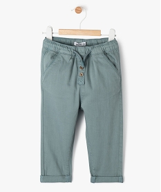 GEMO Pantalon en denim coloré bébé garçon Vert