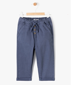 GEMO Pantalon en denim coloré bébé garçon bleu standard