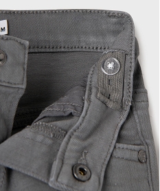 short en coton stretch avec taille ajustable bebe garcon gris standardG501101_2