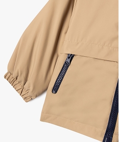 coupe-vent a capuche deperlant bebe garcon - lulucastagnette jaune standardG501601_4