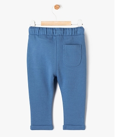 pantalon en maille piquee bebe garcon - lulucastagnette bleu standardG503601_3