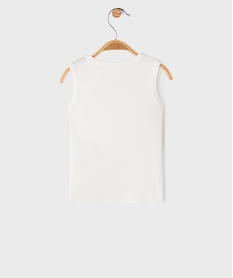 debardeur en maille cotelee bebe garcon blancG512501_3