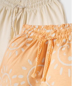 short ample en jersey de coton bebe fille (lot de 2) multicoloreG515001_2