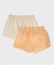 short ample en jersey de coton bebe fille (lot de 2) multicoloreG515001_3