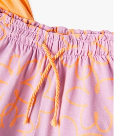 short ample en jersey de coton bebe fille (lot de 2) orangeG515201_2