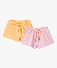 short ample en jersey de coton bebe fille (lot de 2) orangeG515201_4