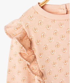 sweat a volants bebe fille rose standardG515901_2