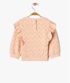 sweat a volants bebe fille rose standardG515901_4
