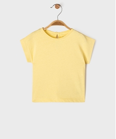 ensemble 2 pieces robe tee-shirt bebe fille jauneG519401_4