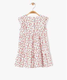 robe a manches courtes avec volants bebe fille orange vif robesG520201_3