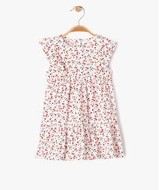 robe a manches courtes avec volants bebe fille orange vif robesG520201_4