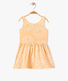 GEMO Robe imprimée à bretelles bébé fille orange standard